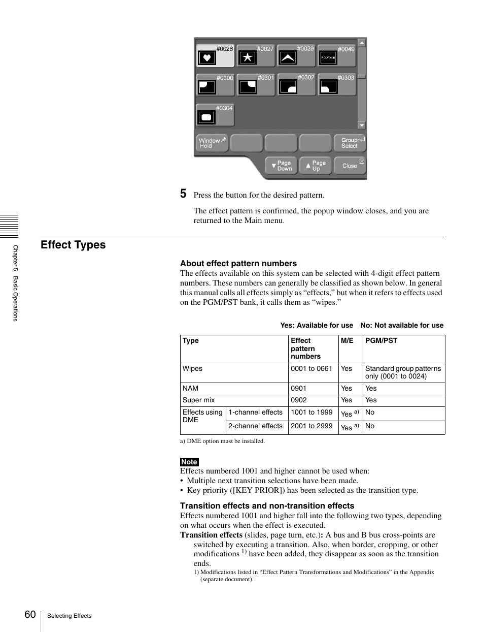 Effect types | Sony MKS-2010 User Manual | Page 60 / 200