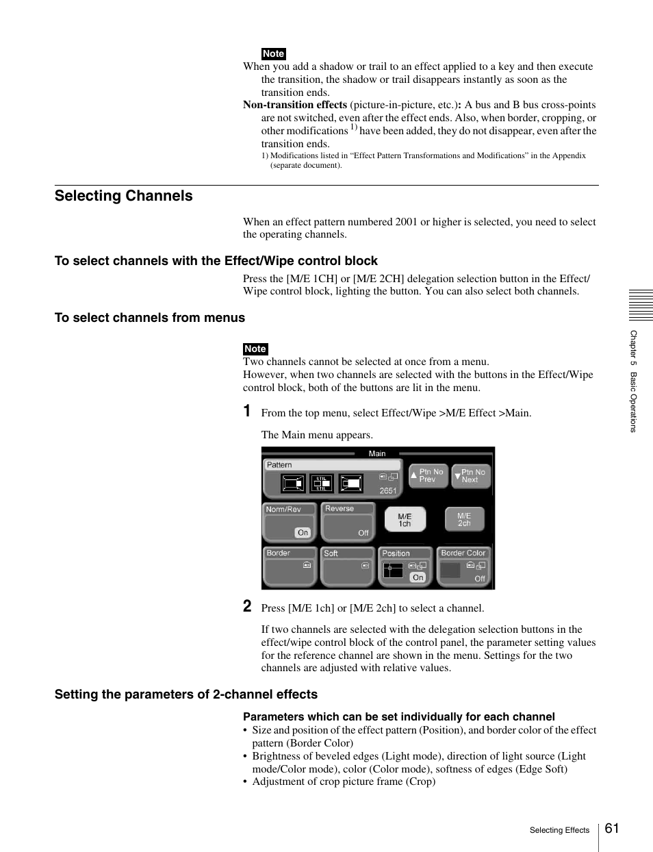 Selecting channels, Ing channels | Sony MKS-2010 User Manual | Page 61 / 200