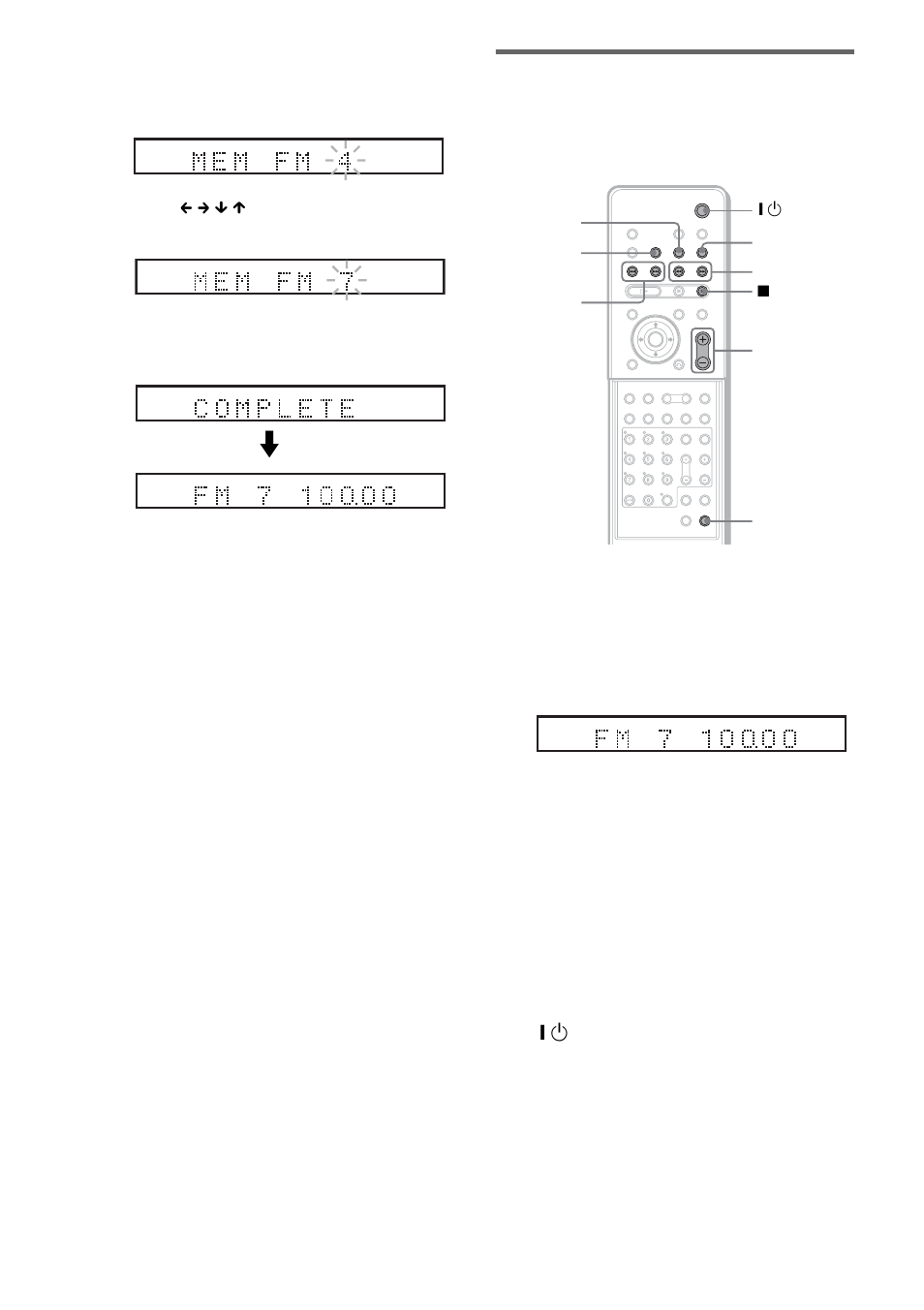 Listening to the radio | Sony DAV-SR4W User Manual | Page 74 / 108