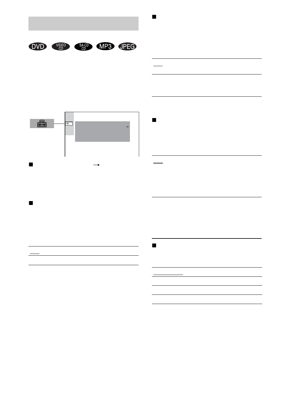 Custom settings, Custom setup) | Sony DAV-SR4W User Manual | Page 82 / 108