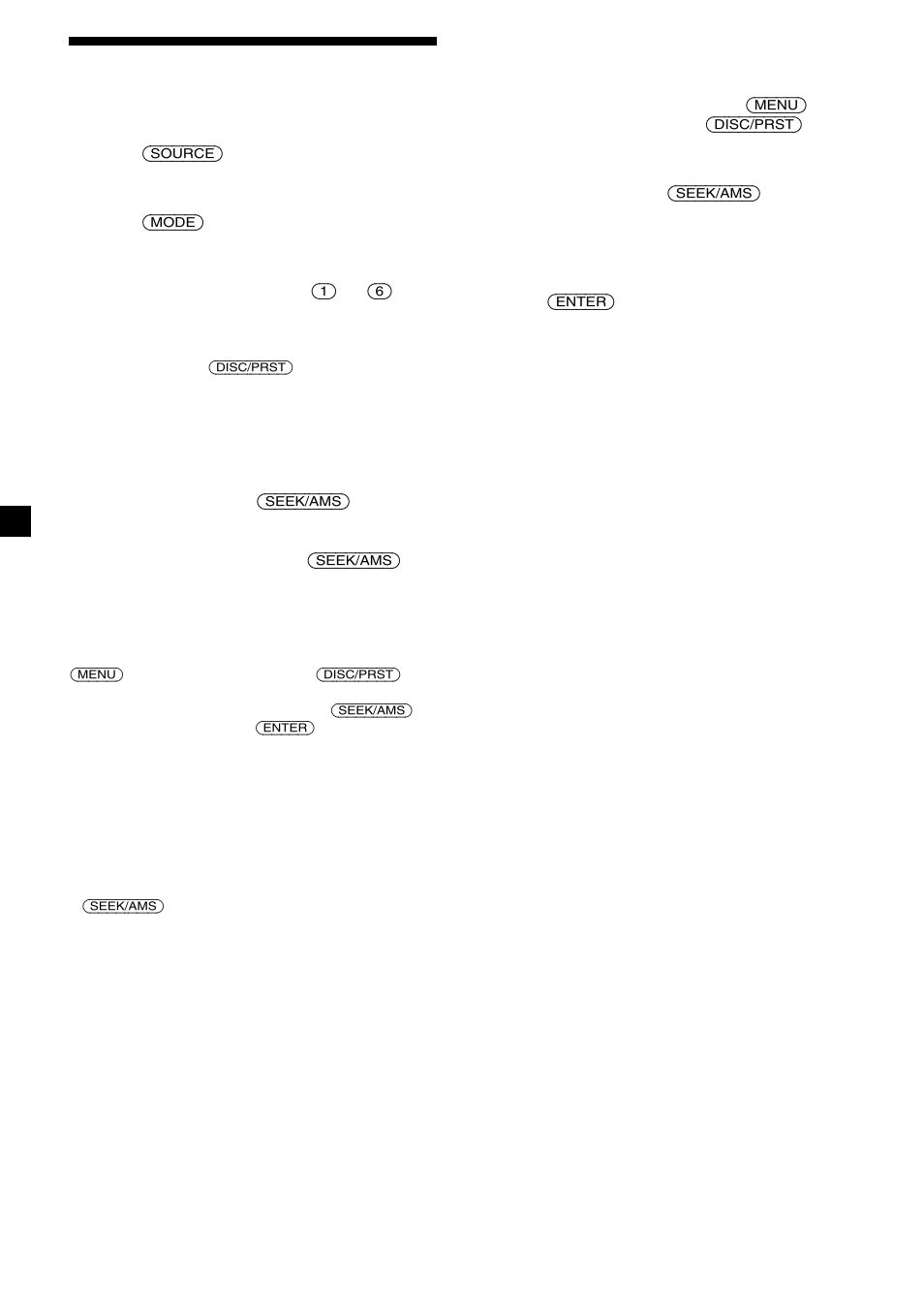 Sony MDX-C6400R User Manual | Page 16 / 152