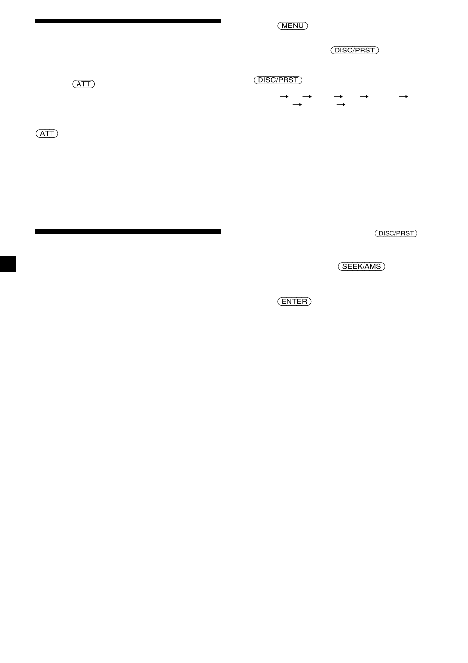 24 attenuating the sound, Changing the sound and display settings | Sony MDX-C6400R User Manual | Page 24 / 152