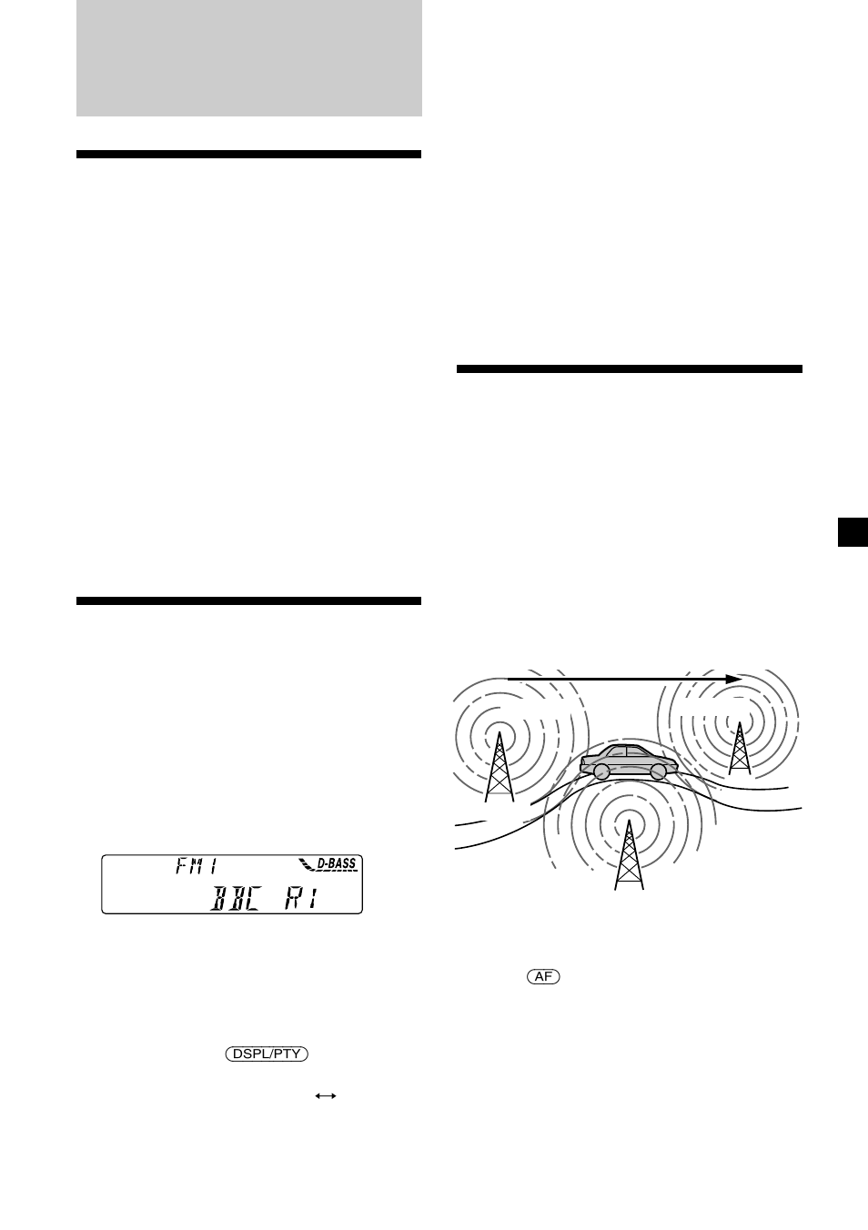 Descripción general de la función rds, Visualización del nombre de la emisora, Resintonización automática del mismo programa | Sony MDX-C6400R User Manual | Page 47 / 152