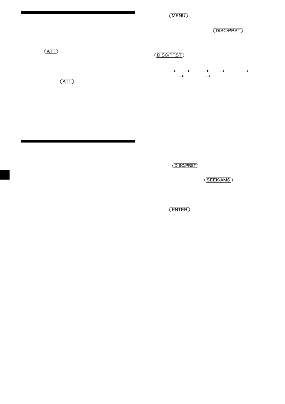 24 atenuación del sonido, Cambio de los ajustes de sonido y visualización | Sony MDX-C6400R User Manual | Page 54 / 152