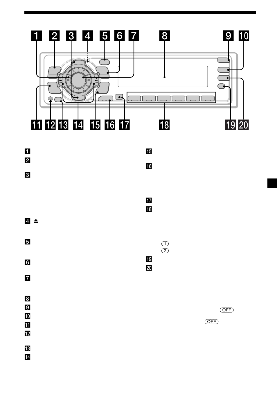 5reglagens placering | Sony MDX-C6400R User Manual | Page 65 / 152