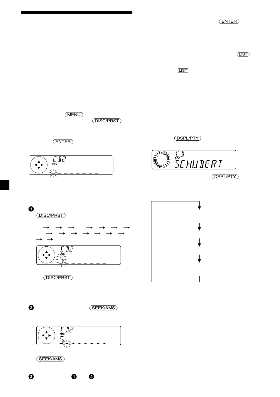 12 namnge en cd-skiva | Sony MDX-C6400R User Manual | Page 72 / 152