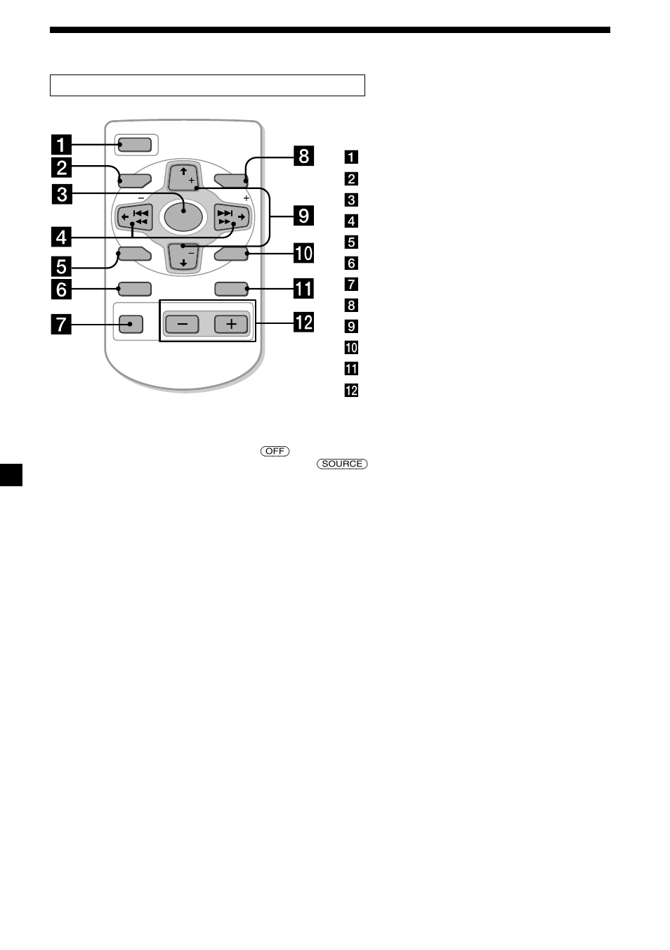 6localização das teclas, Telecomando sem fio rm-x91 (opcional) | Sony MDX-C6400R User Manual | Page 96 / 152
