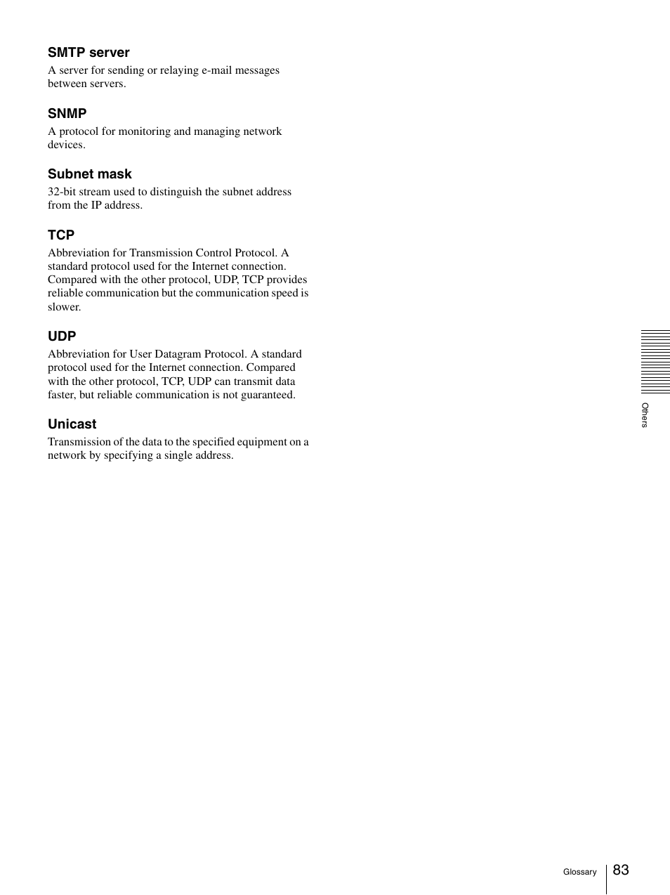 Sony SNC-CS50N User Manual | Page 83 / 87