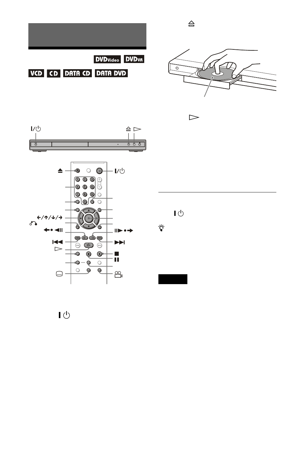 L0 - playback, L1 - playing discs, Playback | Playing discs, Button (20) | Sony DVP-NS38 User Manual | Page 20 / 64