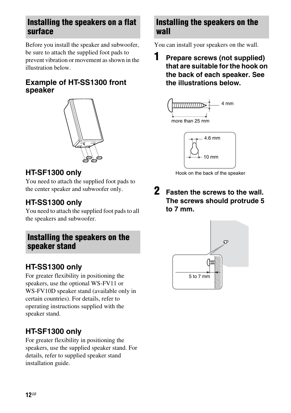 Sony 3-295-946-12(1) User Manual | Page 12 / 72
