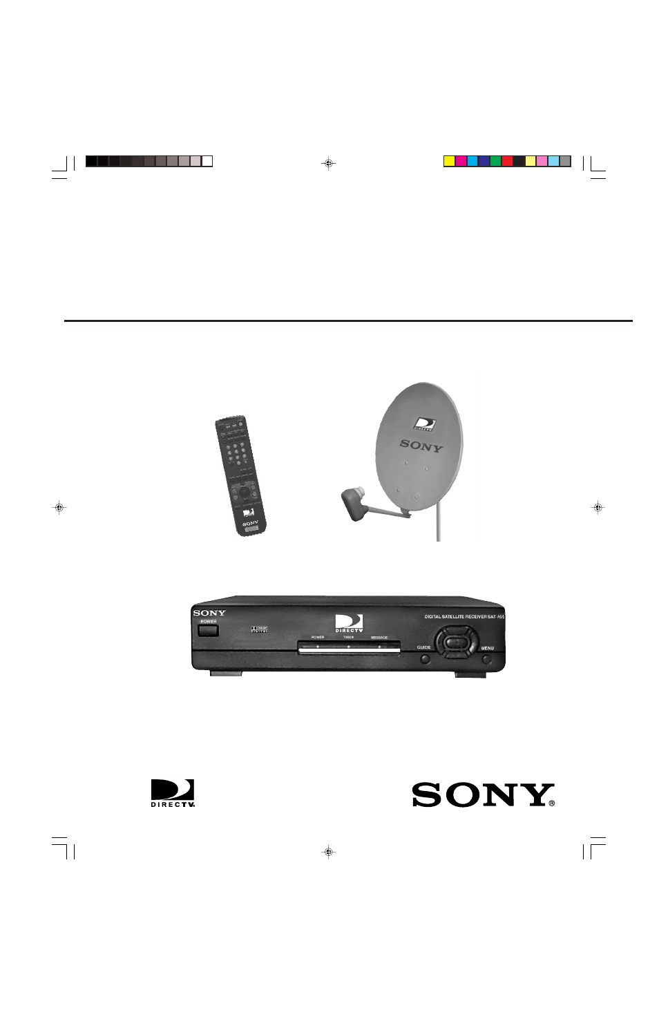 Sony SAT-B55 RM-Y139 User Manual | 36 pages