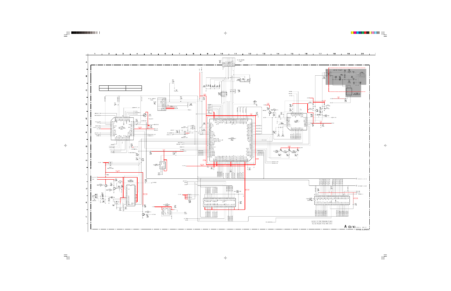 A board schematic (3/4) | Sony SAT-B55 RM-Y139 User Manual | Page 19 / 36