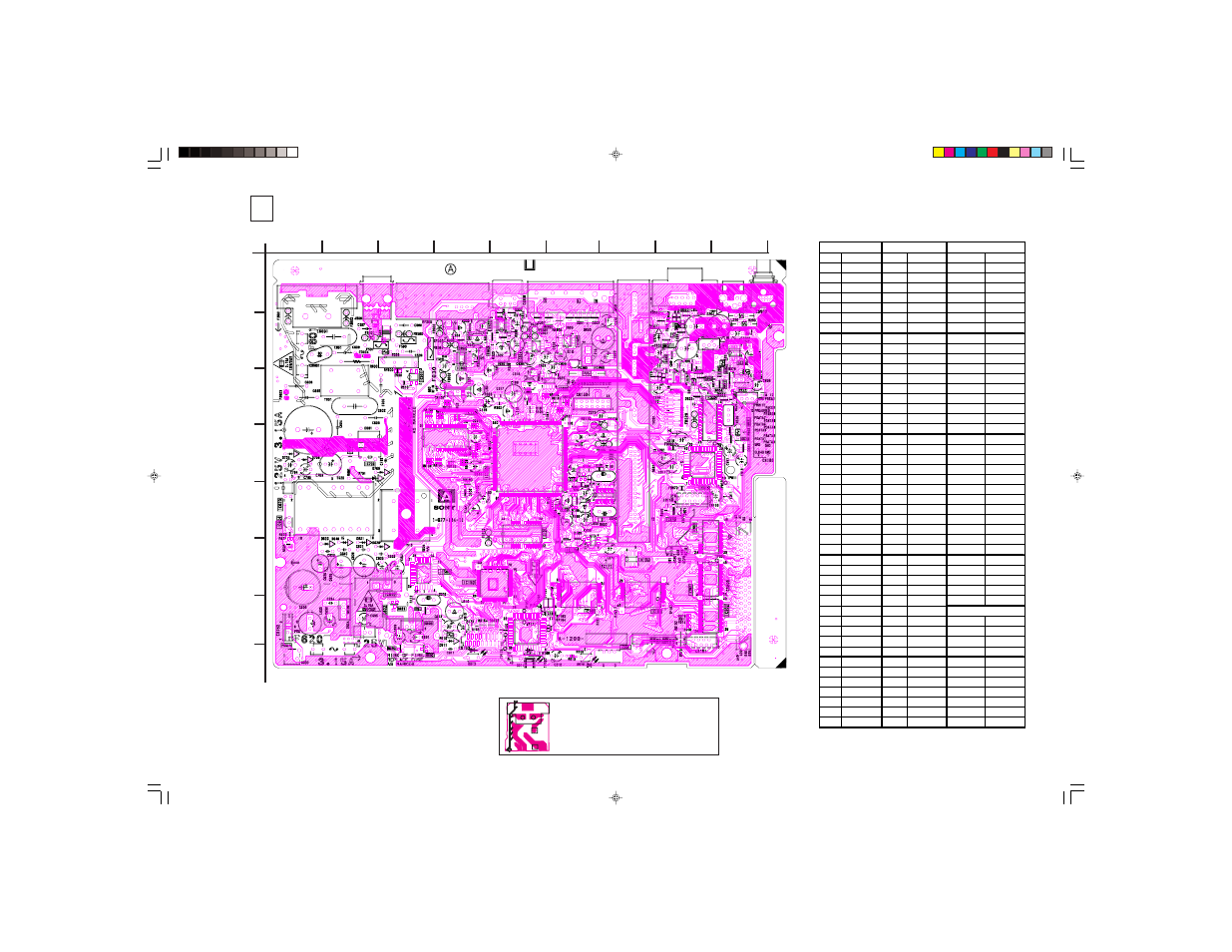 A board pwb (1/2) | Sony SAT-B55 RM-Y139 User Manual | Page 21 / 36