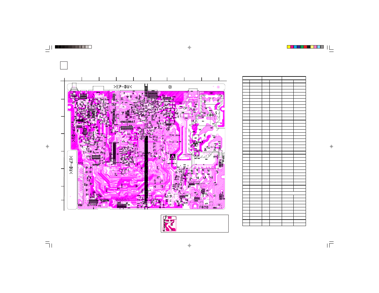 A board pwb (2/2) | Sony SAT-B55 RM-Y139 User Manual | Page 22 / 36