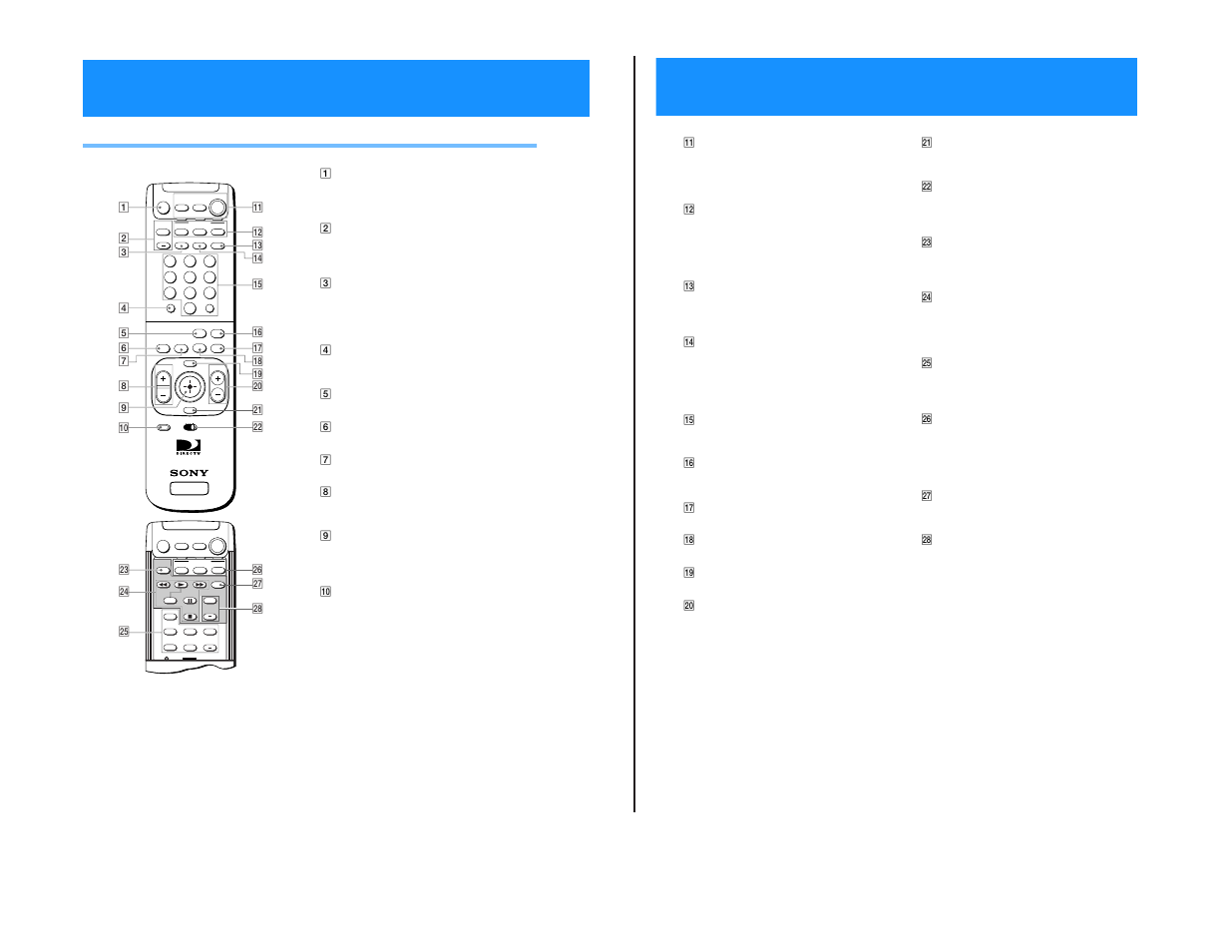 Sa t-a55/b55, Using your remote control | Sony SAT-B55 RM-Y139 User Manual | Page 8 / 36