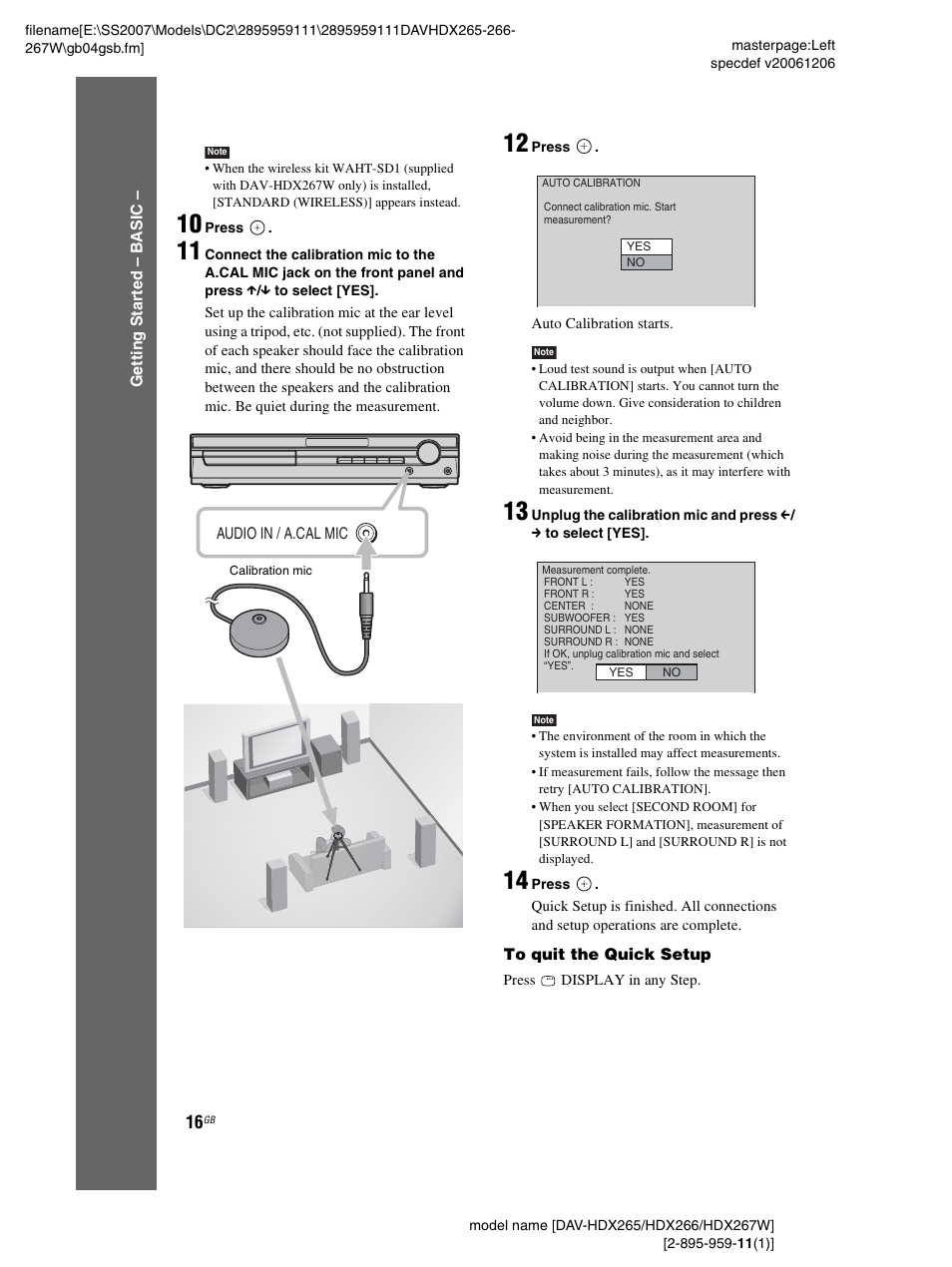 Sony HDX266 User Manual | Page 16 / 104