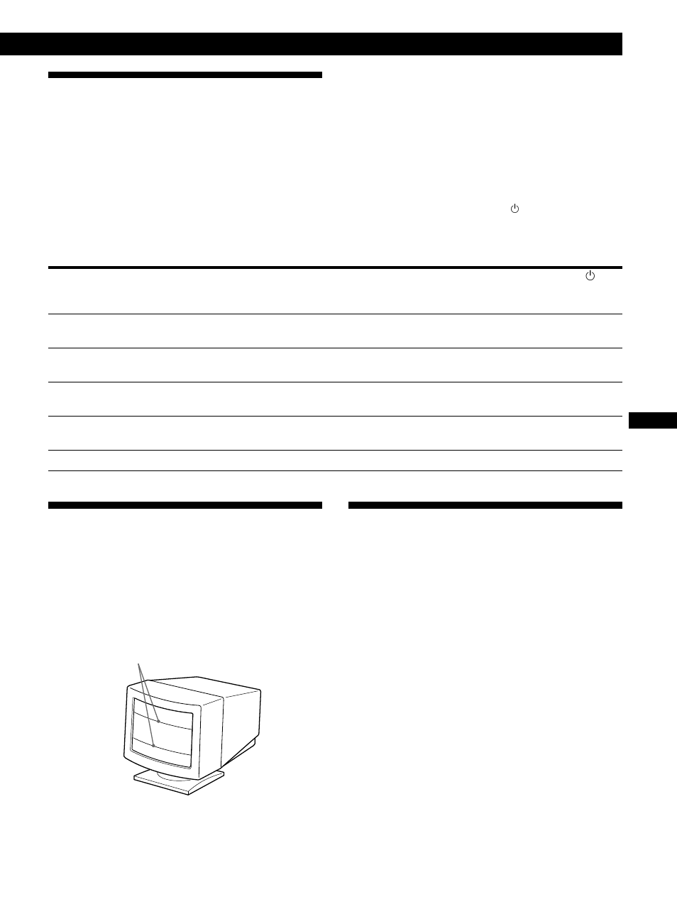 Fonction d’économie d’énergie, Un moniteur prêt à l’emploi (“plug & play”), Fils d’amortissement | Caractéristiques techniques | Sony GDM-500PST9 User Manual | Page 39 / 104