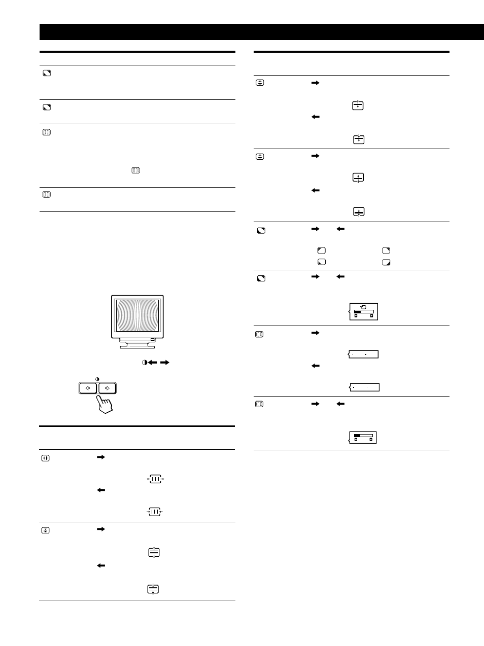 Einstellen des monitors | Sony GDM-500PST9 User Manual | Page 54 / 104