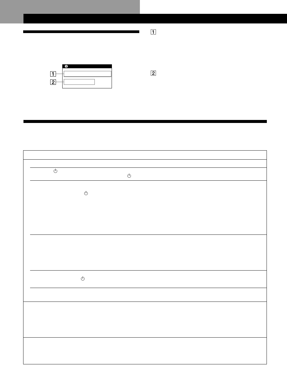 Warnmeldungen, Störungsbehebung, Weitere informationen | Sony GDM-500PST9 User Manual | Page 60 / 104