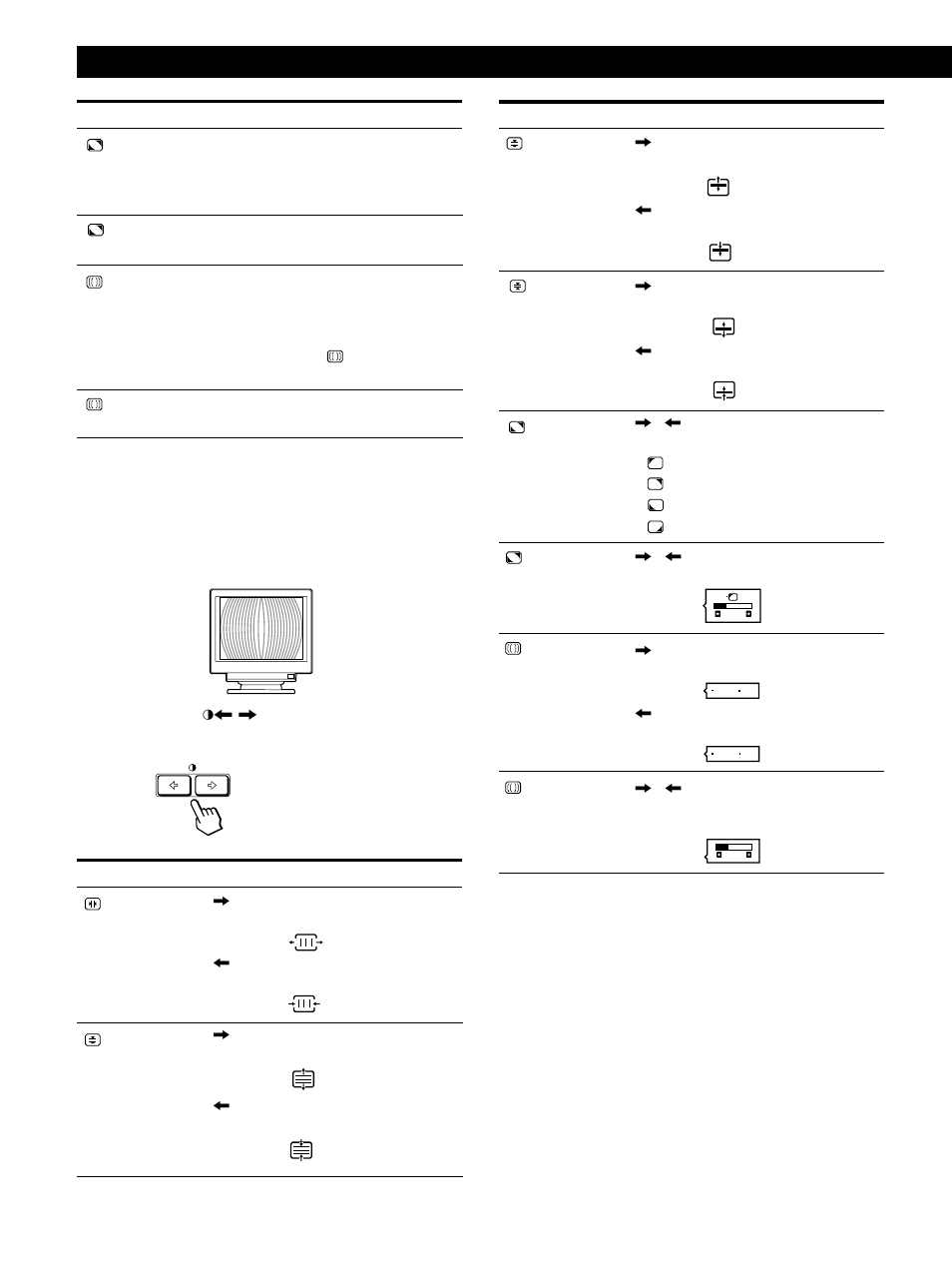 Personalizzazione del monitor | Sony GDM-500PST9 User Manual | Page 94 / 104