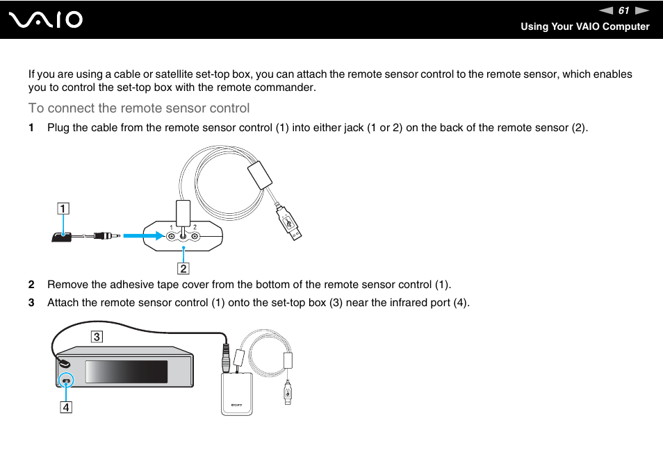 Sony VGC-RC300 User Manual | Page 61 / 177