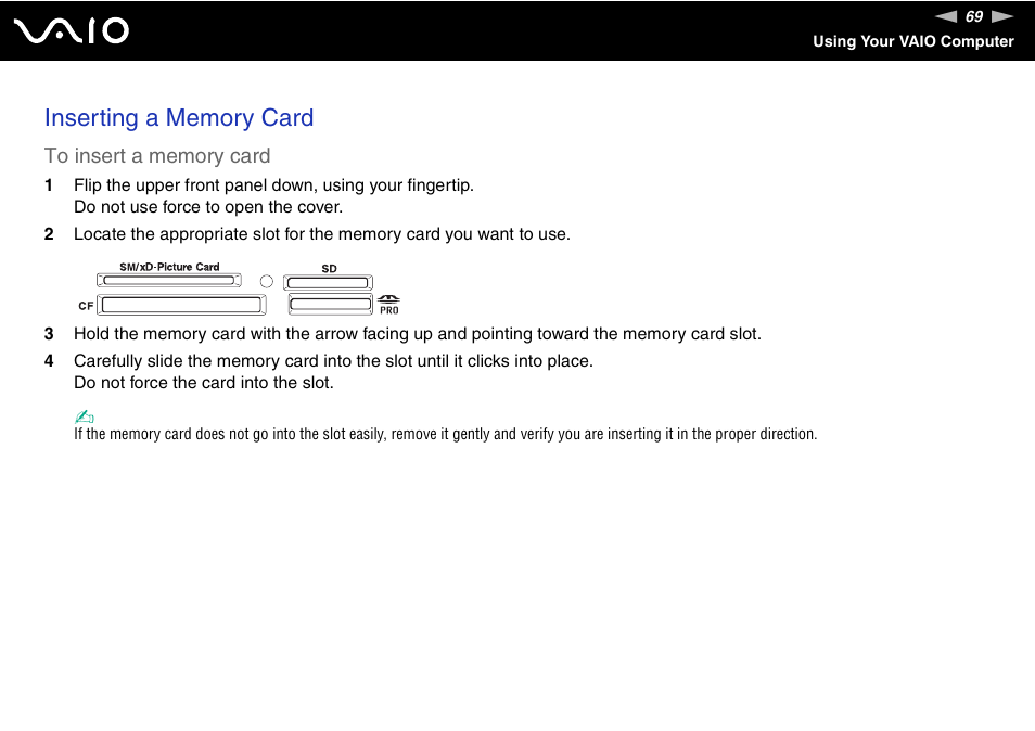 Sony VGC-RC300 User Manual | Page 69 / 177