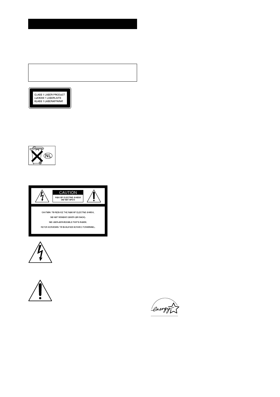 Warning | Sony CMT-CP101 User Manual | Page 2 / 24