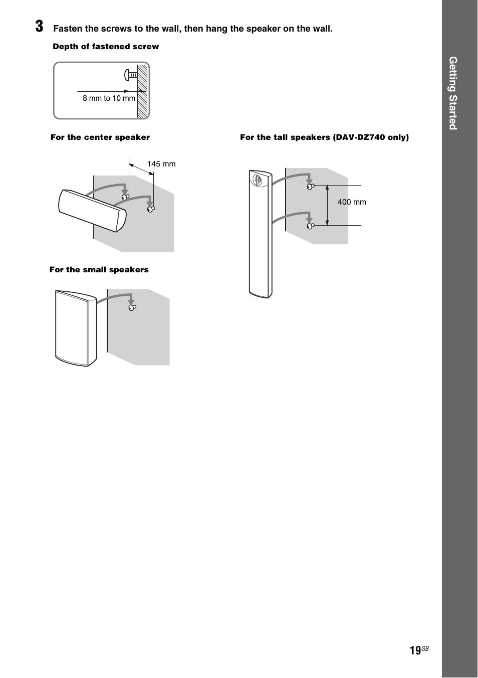 Sony DAV-DZ740 User Manual | Page 19 / 72