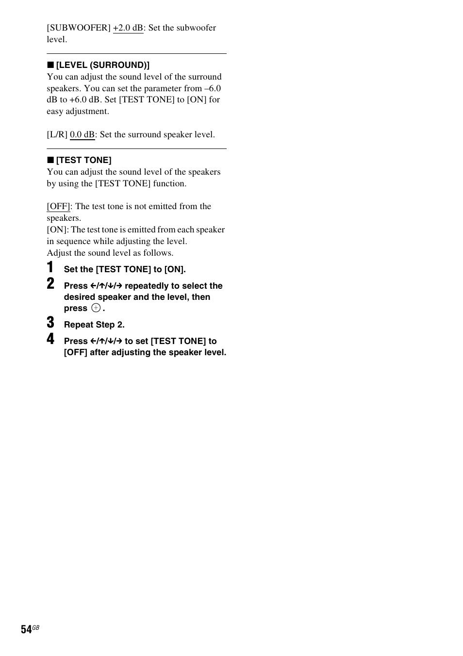 Sony DAV-DZ740 User Manual | Page 54 / 72