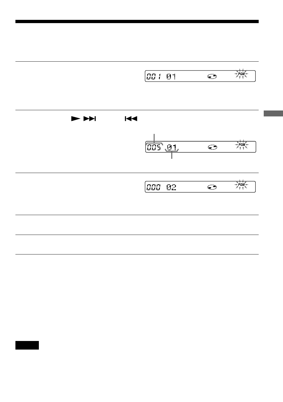 好きな順に曲を選んで聞く （プログラム演奏 | Sony D-EJ1000 User Manual | Page 17 / 44