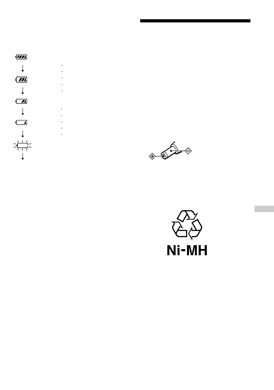 電源についてのご注意, Lobatt, Ac / ac ac • ac | Sony D-EJ1000 User Manual | Page 27 / 44