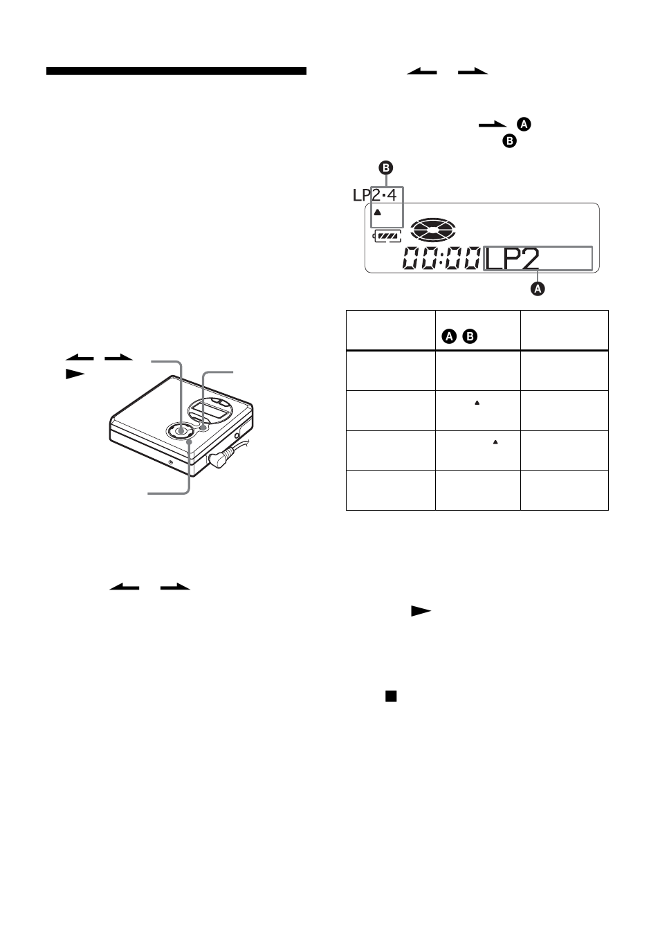 Long-time recording (mdlp), 21 long-time recording (mdlp) | Sony MZ-R410 User Manual | Page 21 / 64