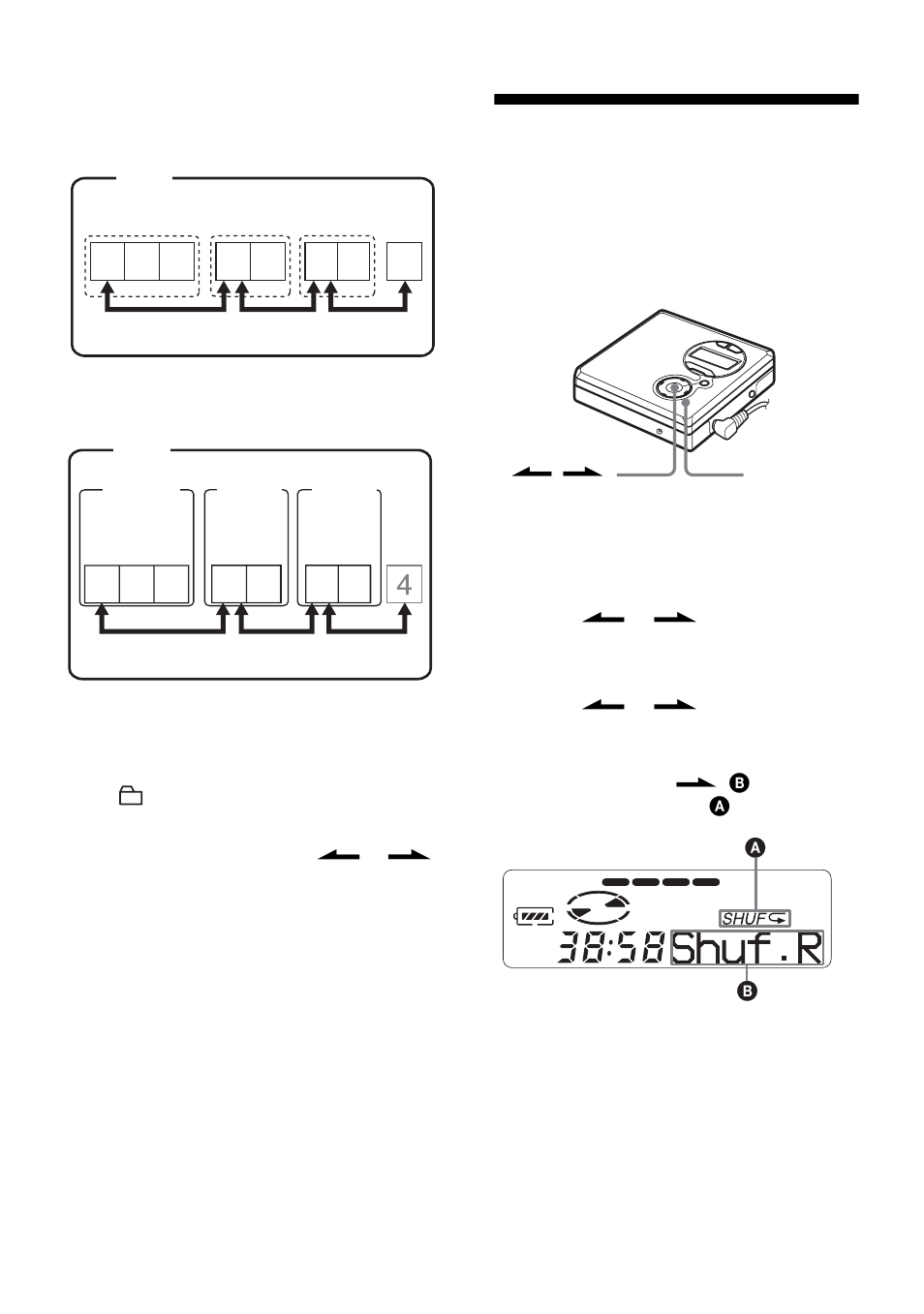 Changing play modes | Sony MZ-R410 User Manual | Page 30 / 64