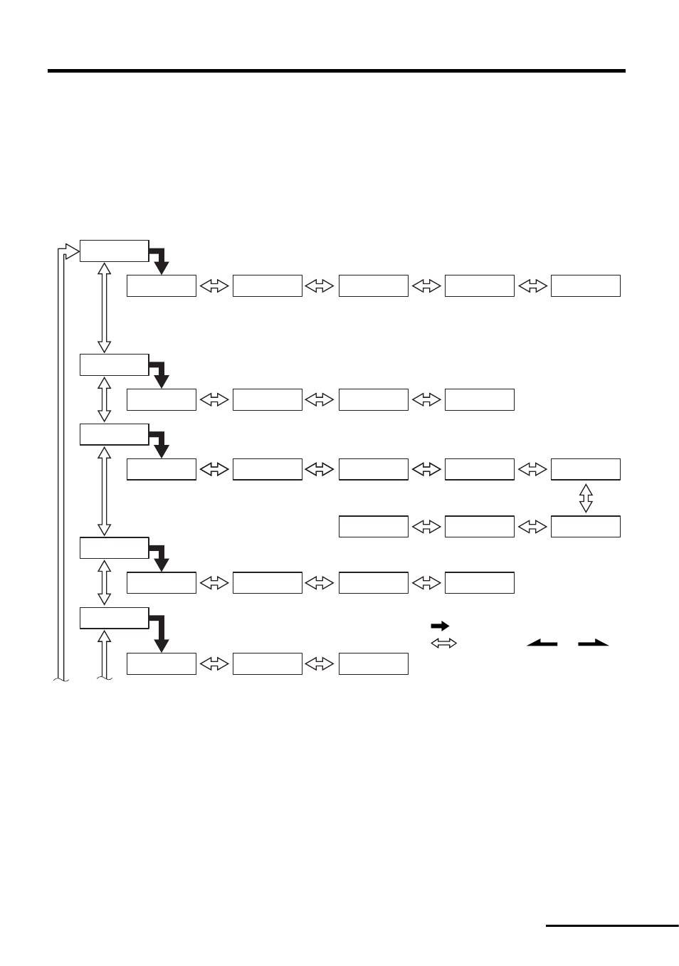 Tables of menus on the recorder | Sony MZ-R410 User Manual | Page 55 / 64