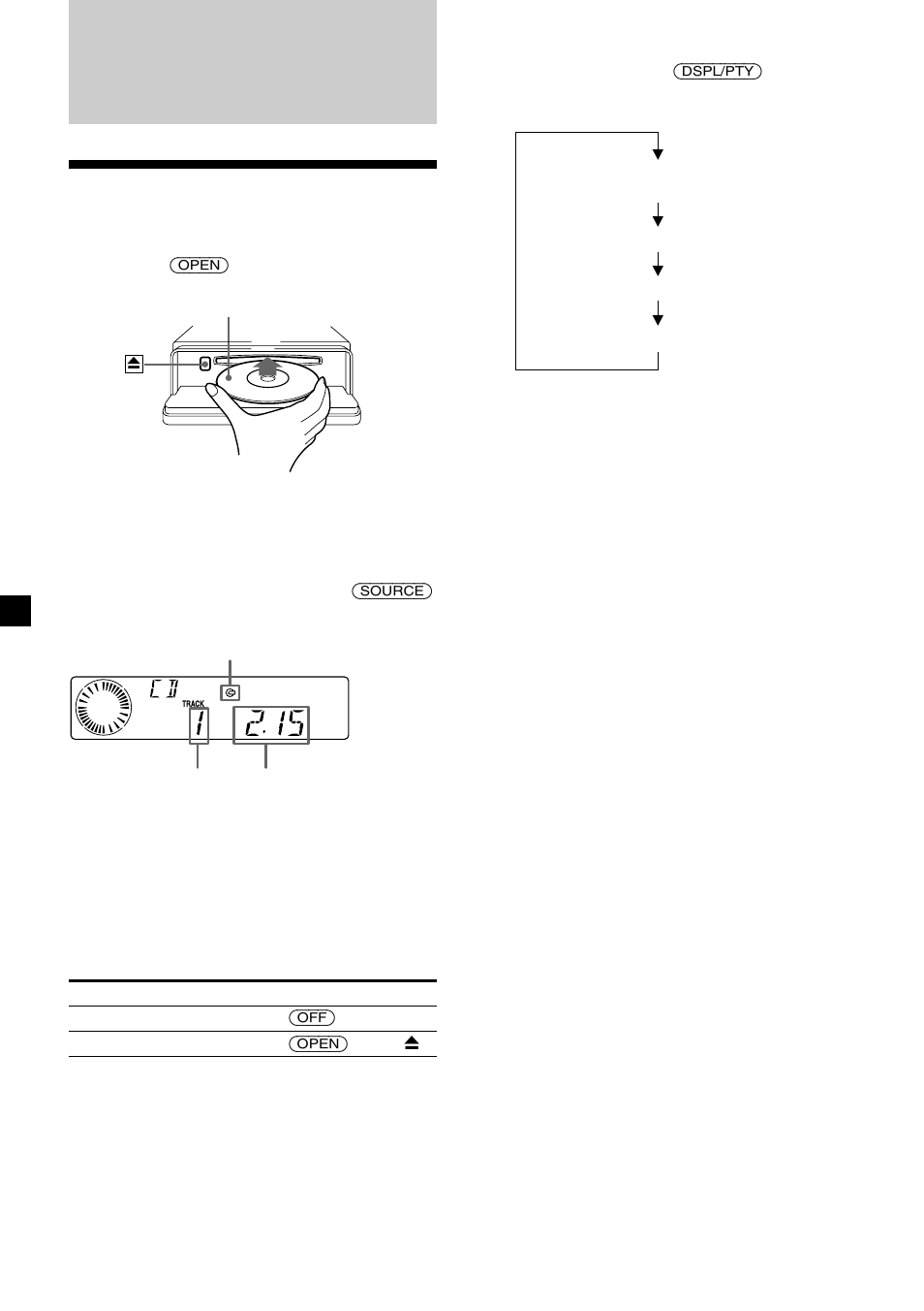 Cd-spelare, Lyssna på en cd-skiva | Sony CDX-4000R User Manual | Page 56 / 100