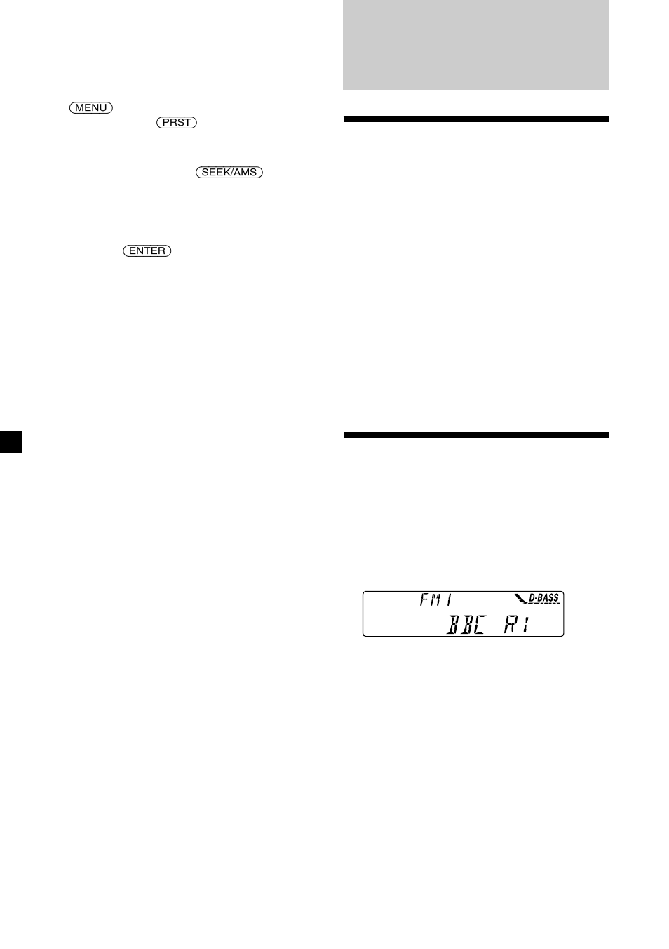 Översikt av rds- funktionen, Visa kanalnamnet | Sony CDX-4000R User Manual | Page 60 / 100