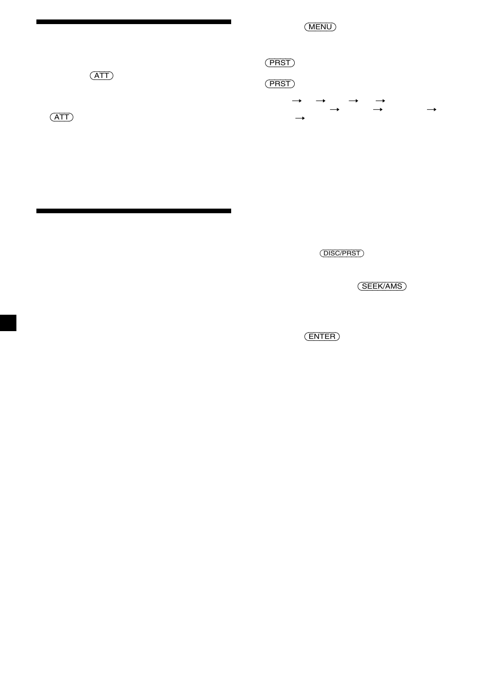 20 snabbdämpa ljudet, Ändra ljud- och teckeninställningarna | Sony CDX-4000R User Manual | Page 68 / 100