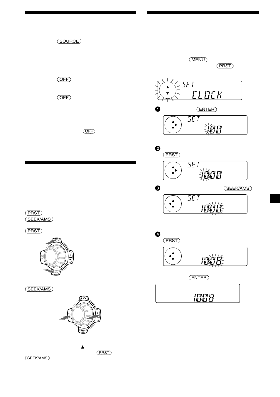 7ligar/desligar o aparelho, Como utilizar o menu, Acertar o relógio | Sony CDX-4000R User Manual | Page 79 / 100