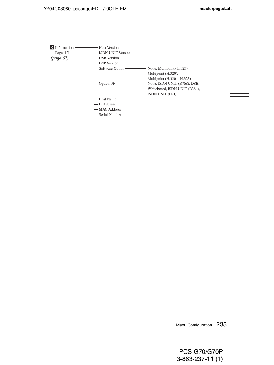 Sony PCS-G70P User Manual | Page 235 / 236
