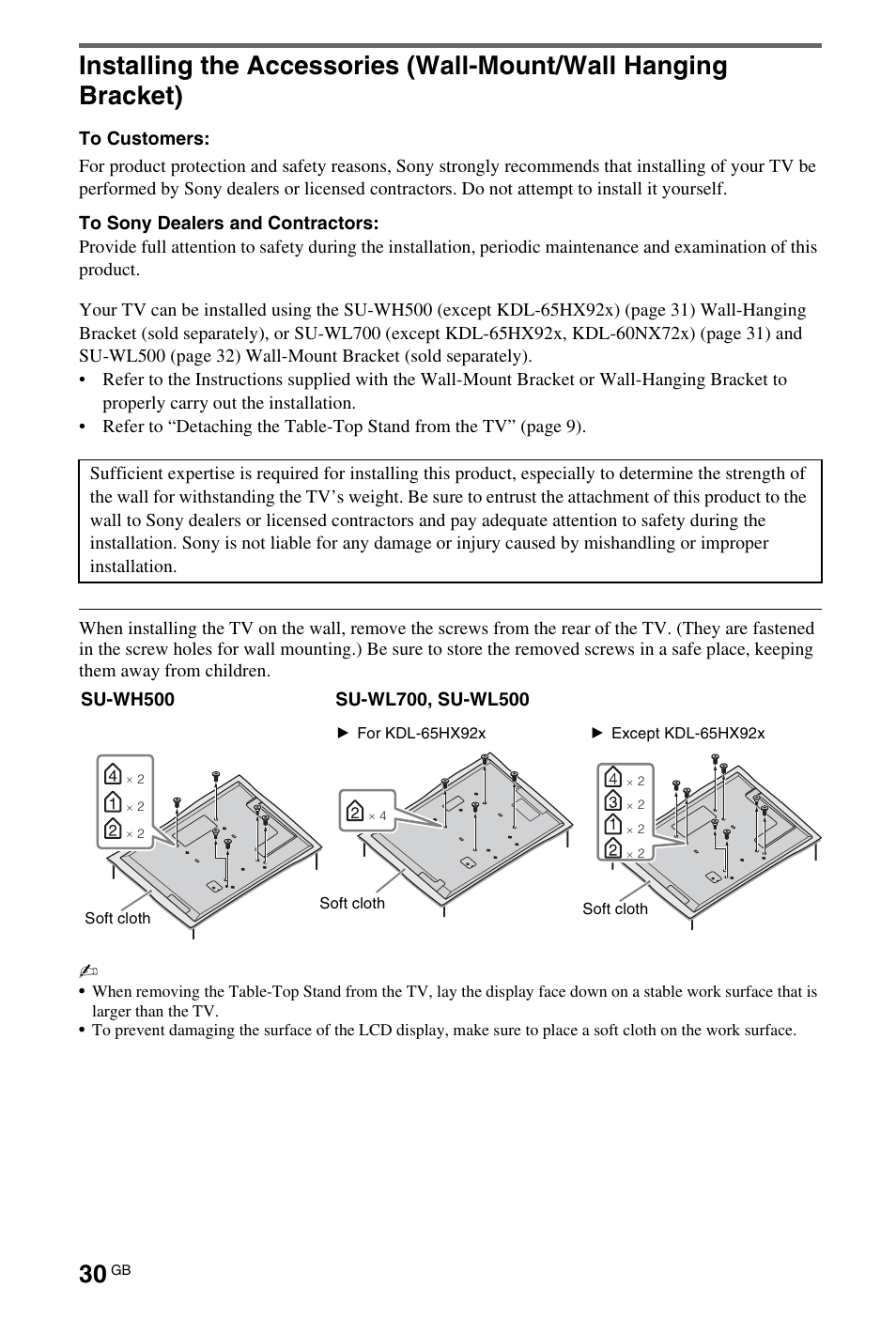 Sony 55HX92X User Manual | Page 30 / 40