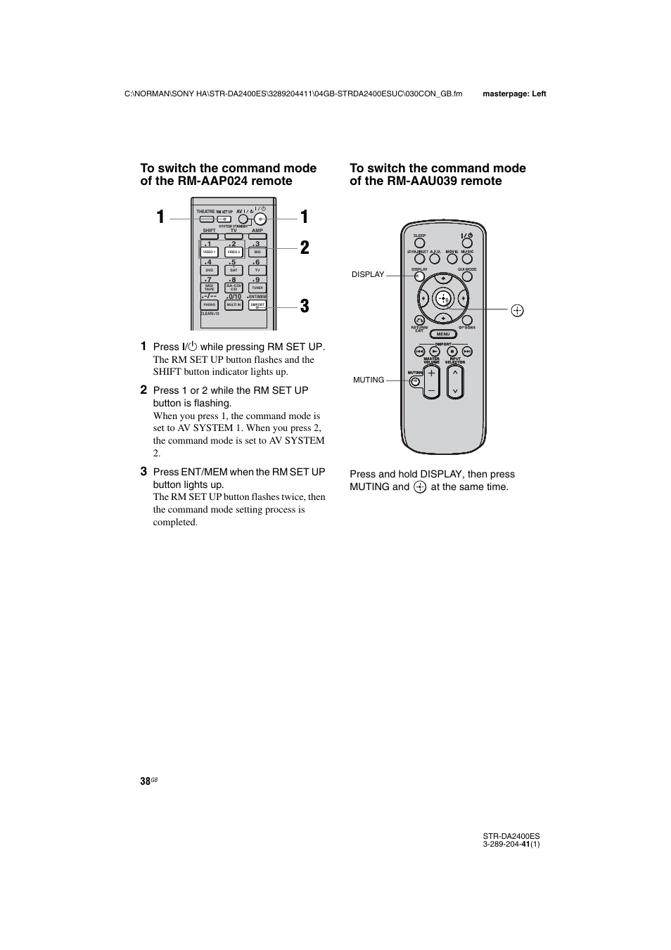 Sony 3-289-204-41(1) User Manual | Page 38 / 128