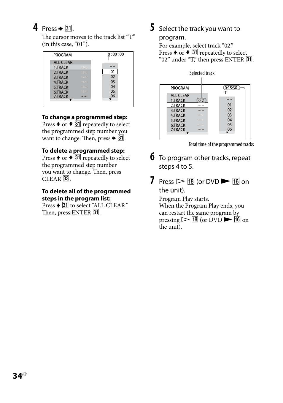 Sony CMT-DH30 User Manual | Page 34 / 112