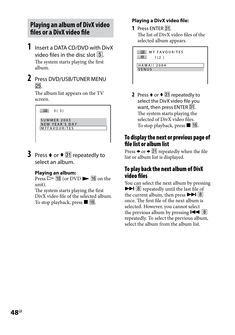 Sony CMT-DH30 User Manual | Page 48 / 112