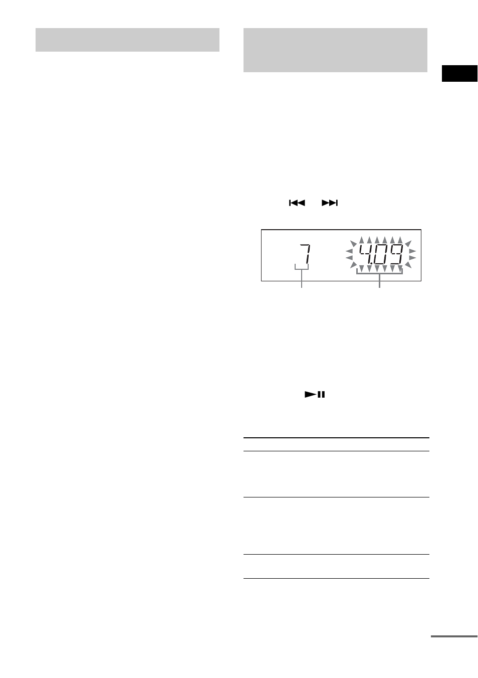 Playing repeatedly, Repeat play, Creating your own program | Program play | Sony CMT-CPX1 User Manual | Page 7 / 28