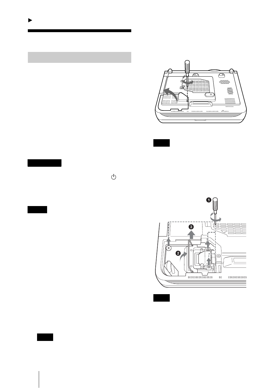 Mantenimiento, Sustitución de la lámpara | Sony PX35 User Manual | Page 148 / 165