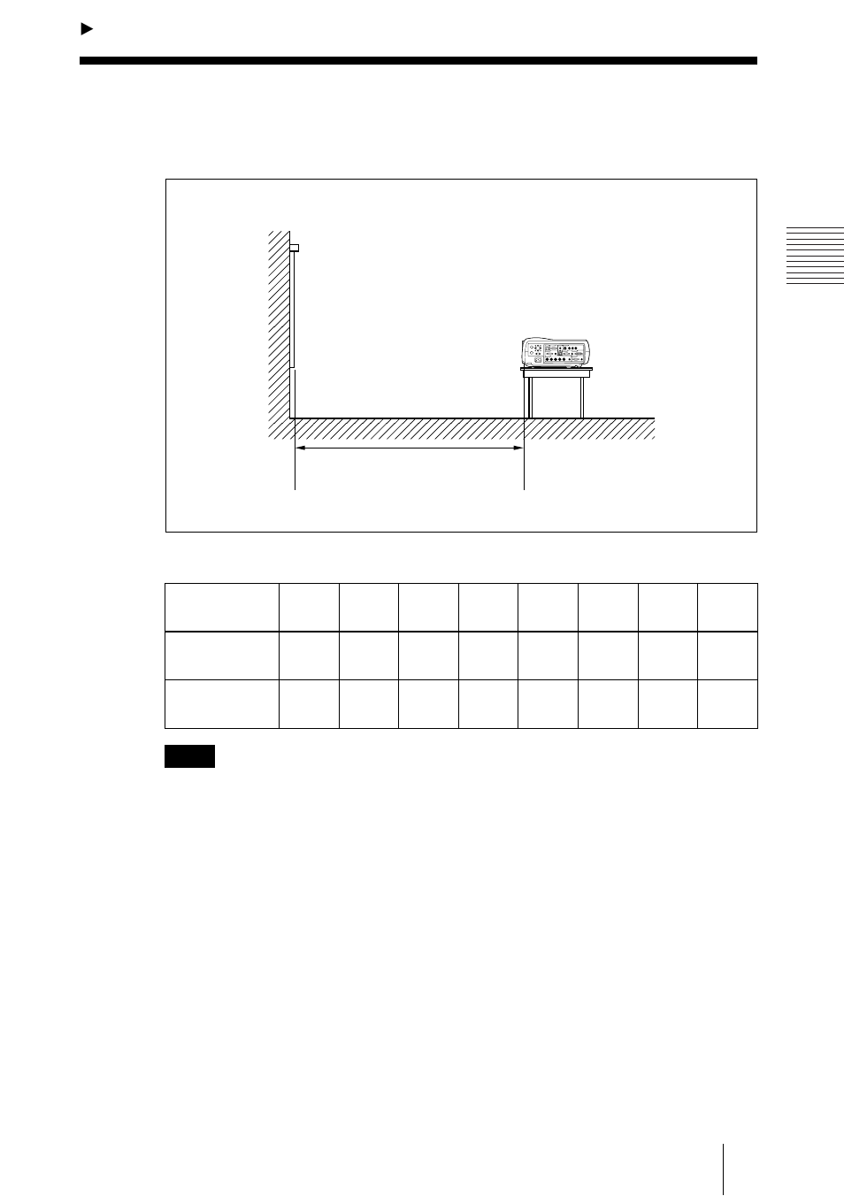 Setting up and projecting, Installing the projector | Sony PX35 User Manual | Page 17 / 165