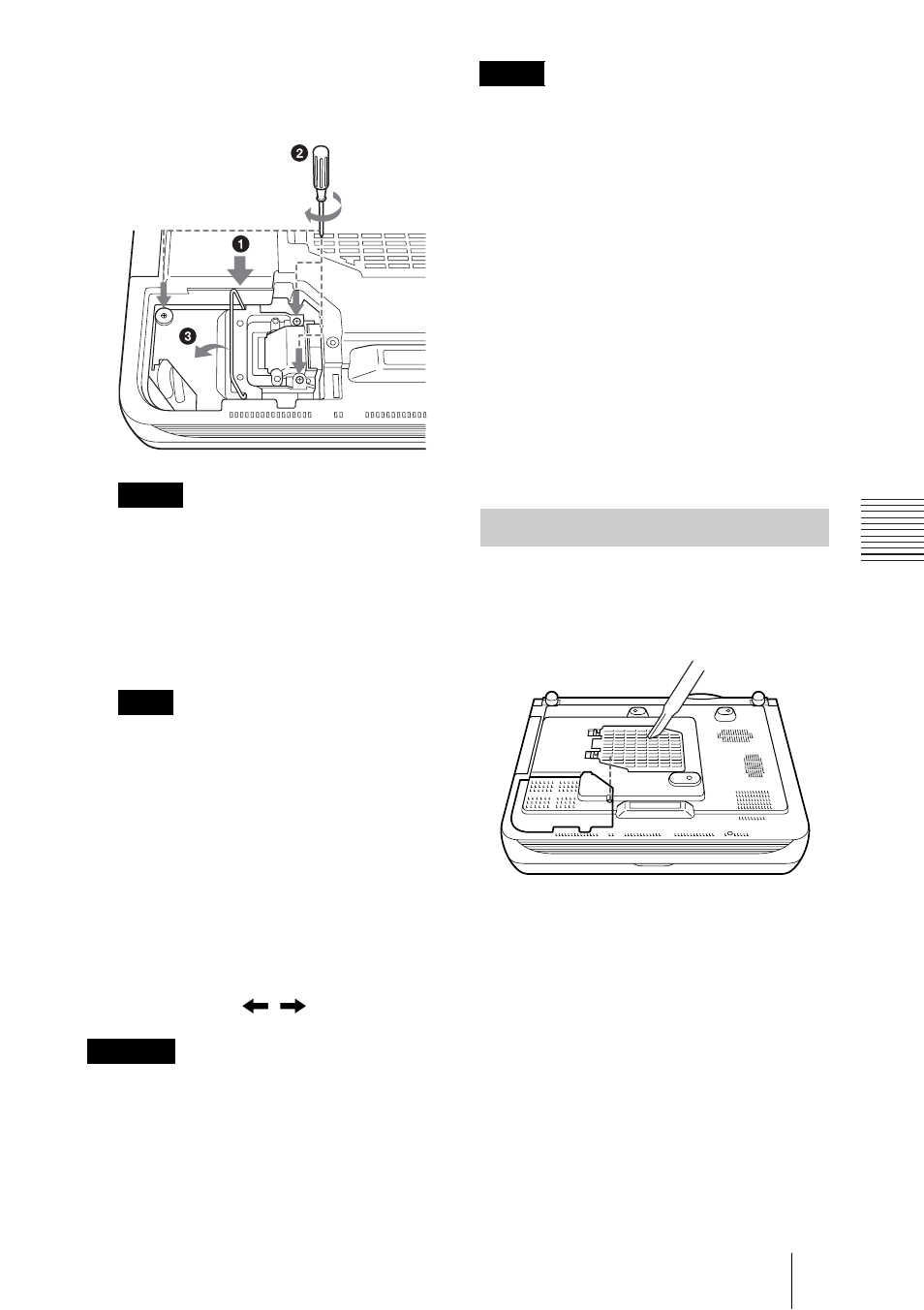 Cleaning the air filter | Sony PX35 User Manual | Page 39 / 165