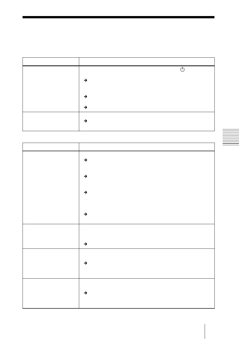 Troubleshooting | Sony PX35 User Manual | Page 41 / 165