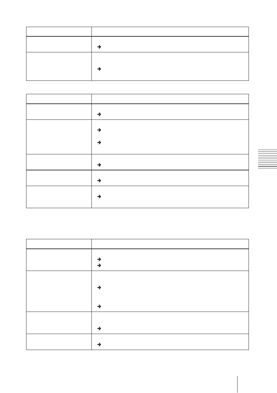 Warning messages | Sony PX35 User Manual | Page 43 / 165
