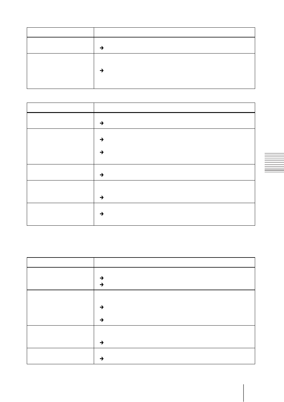 Messages d’avertissement | Sony PX35 User Manual | Page 98 / 165